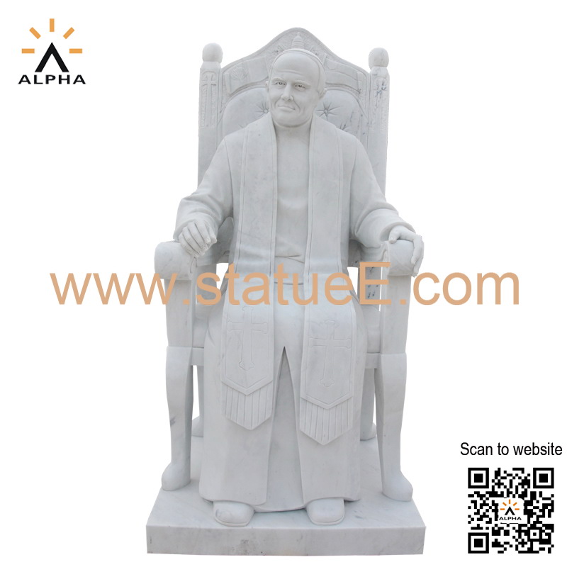pope John Paul ii statue